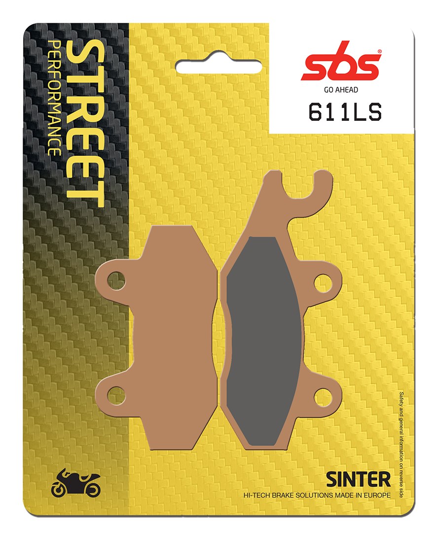 Plaquettes de frein arrière SBS 611 (LS)