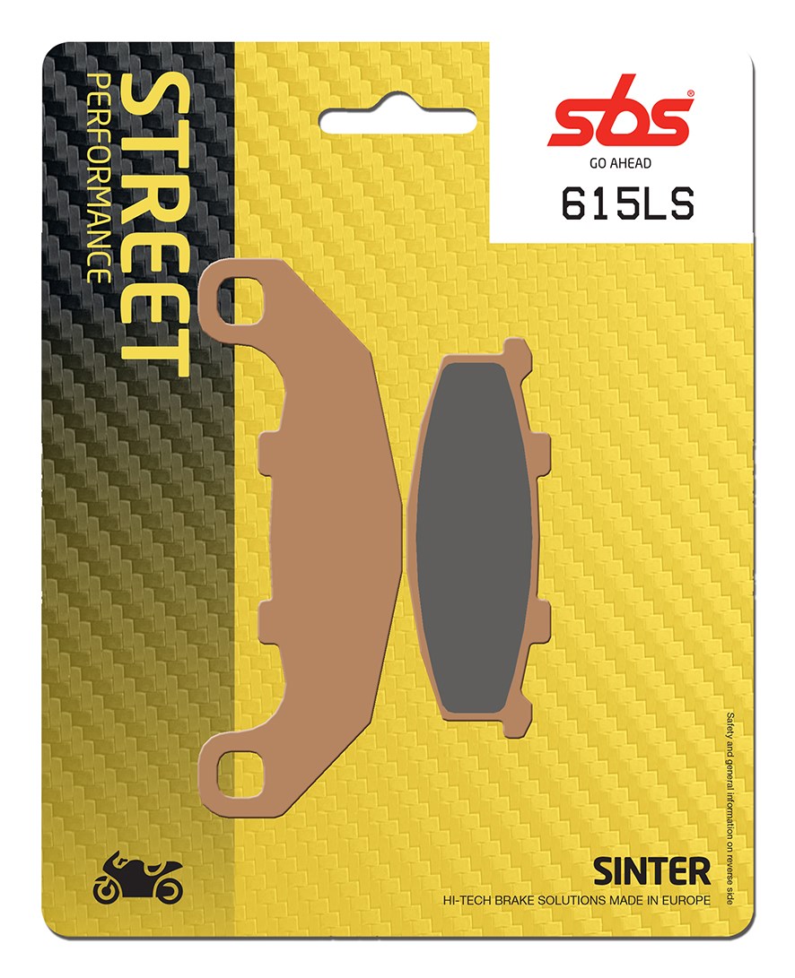 Plaquettes de frein arrière SBS 615 (LS)