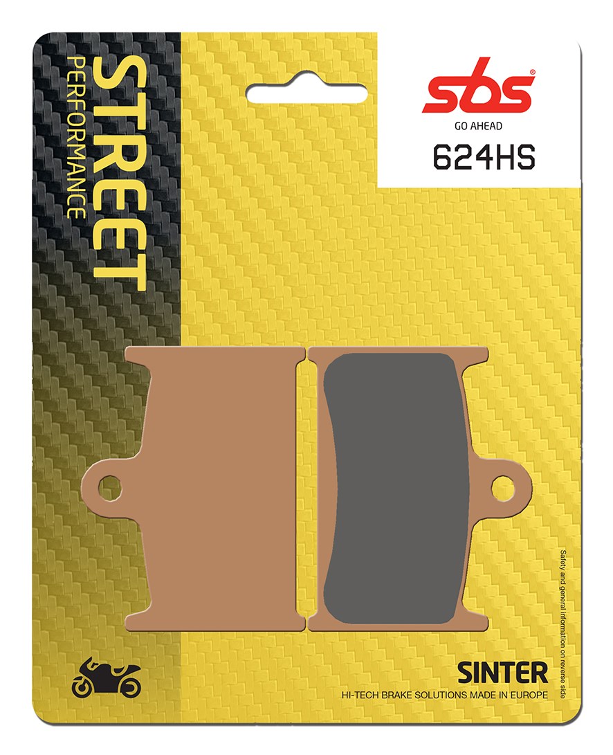 Plaquettes de frein arrière SBS 624 (HS)
