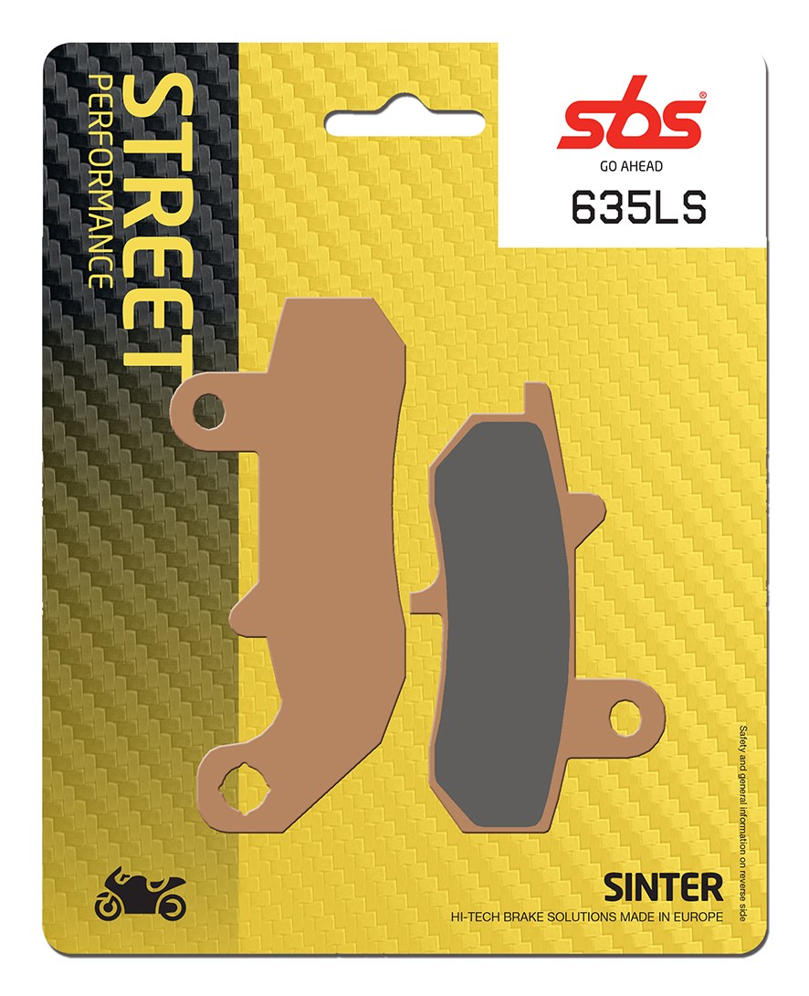 Plaquettes de frein arrière SBS 635 (LS)