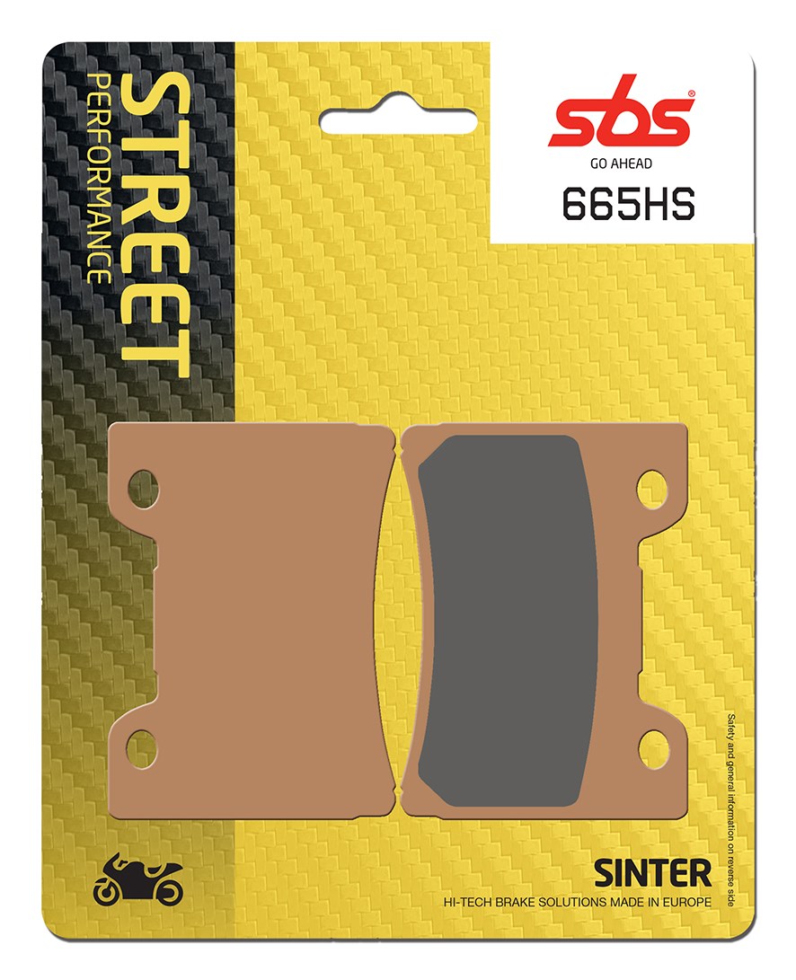 Plaquettes de frein arrière SBS 665 (HS)