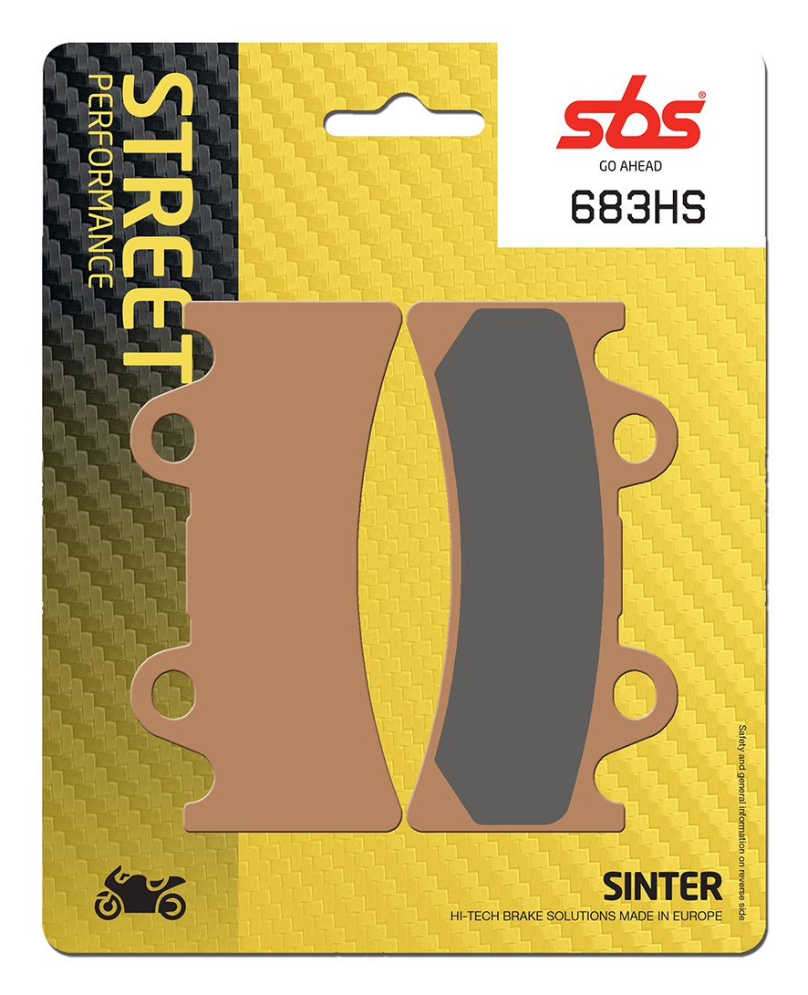 Plaquettes de frein arrière SBS 683 (HS)