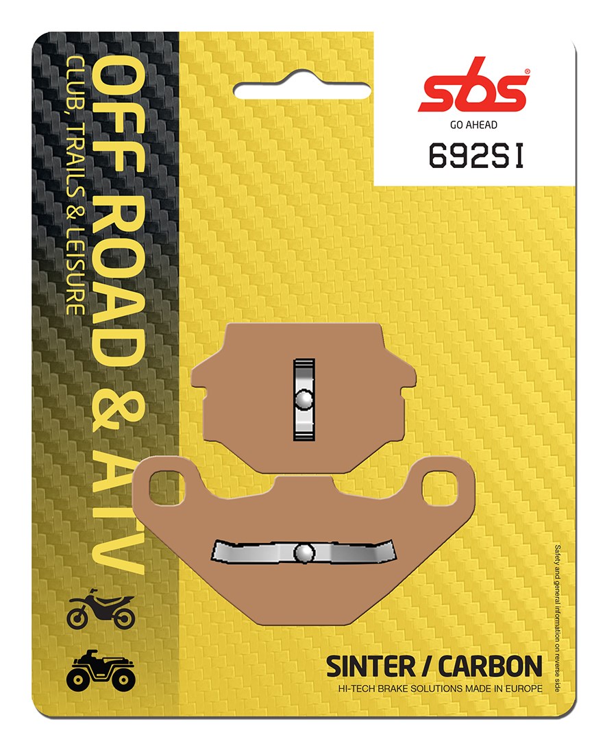 Plaquettes de frein arrière SBS 692 SI