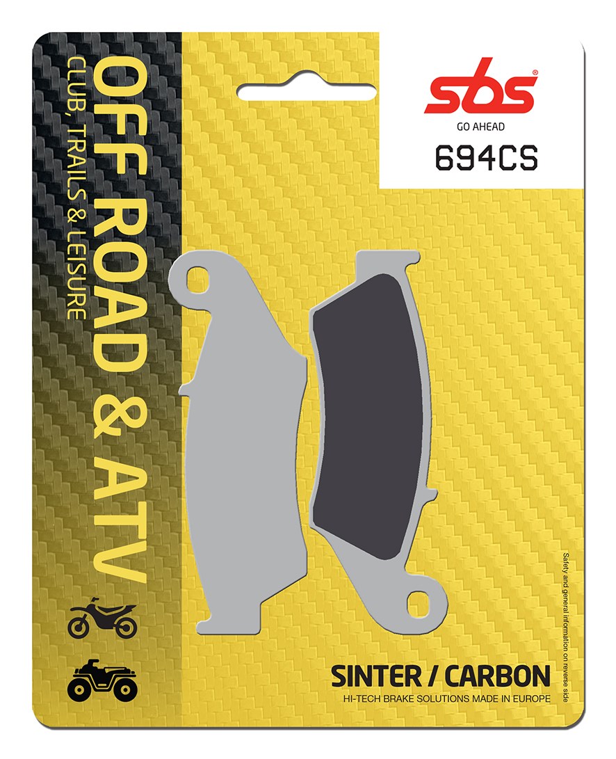 Plaquettes de frein arrière SBS 694CS