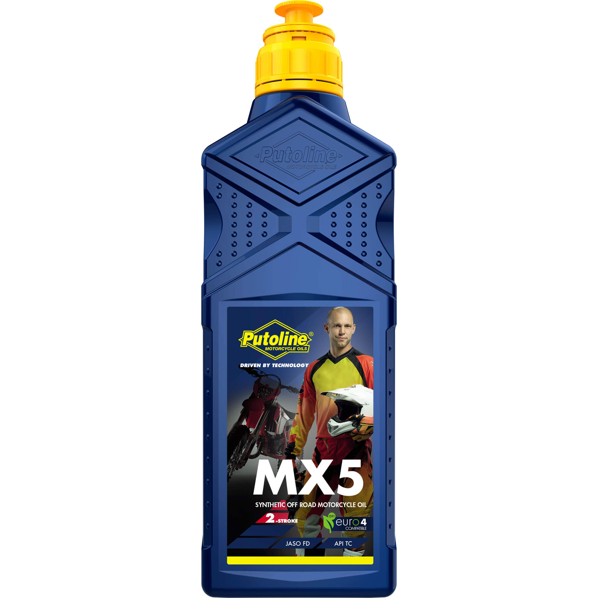 Huile moteur 2 temps Putoline MX 5 - 1L - vue 3