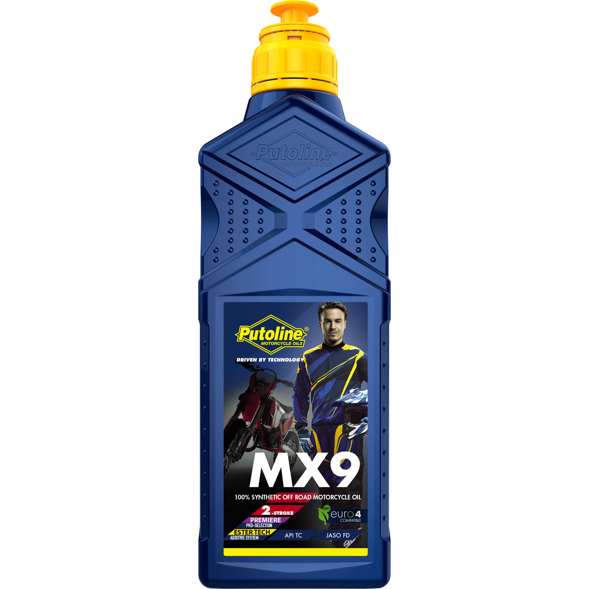Huile moteur 2 temps synthétique Putoline MX 9 1L - vue 3