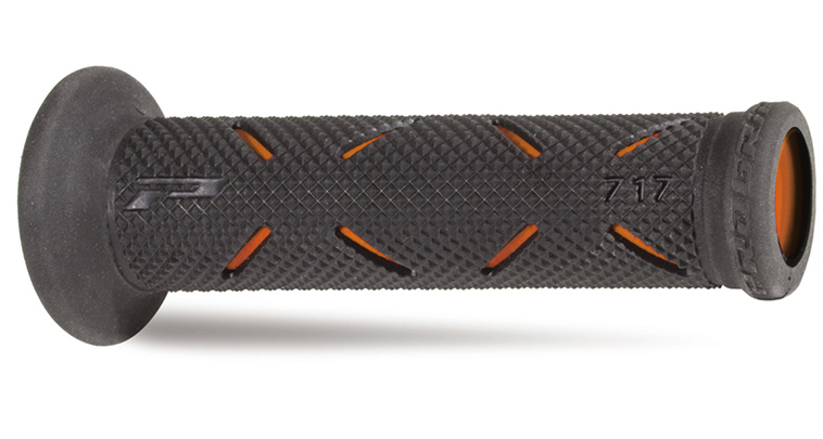 Poignées PROGRIP 717 Noir/Orange 22/25 - vue 2