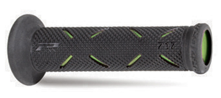 Poignées PROGRIP 717 Noir/Vert 22/25 - vue 2