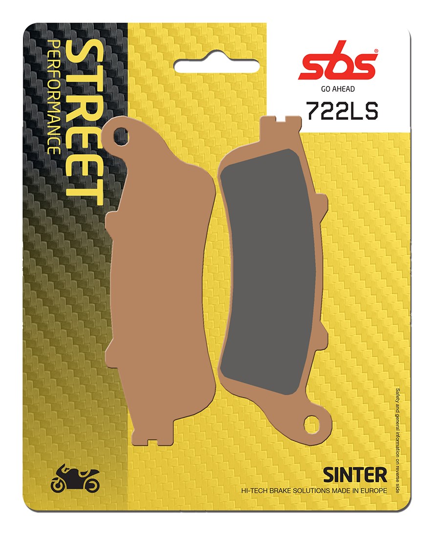 Plaquettes de frein arrière SBS 722 (LS)