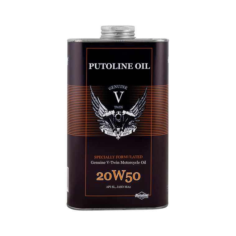 Huile moteur Putoline Genuine V-Twin 20W50 1L - vue 2
