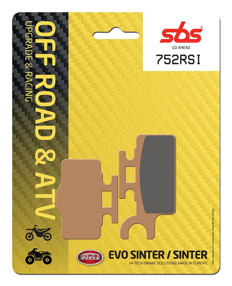 Plaquettes de frein arrière SBS 752RSI