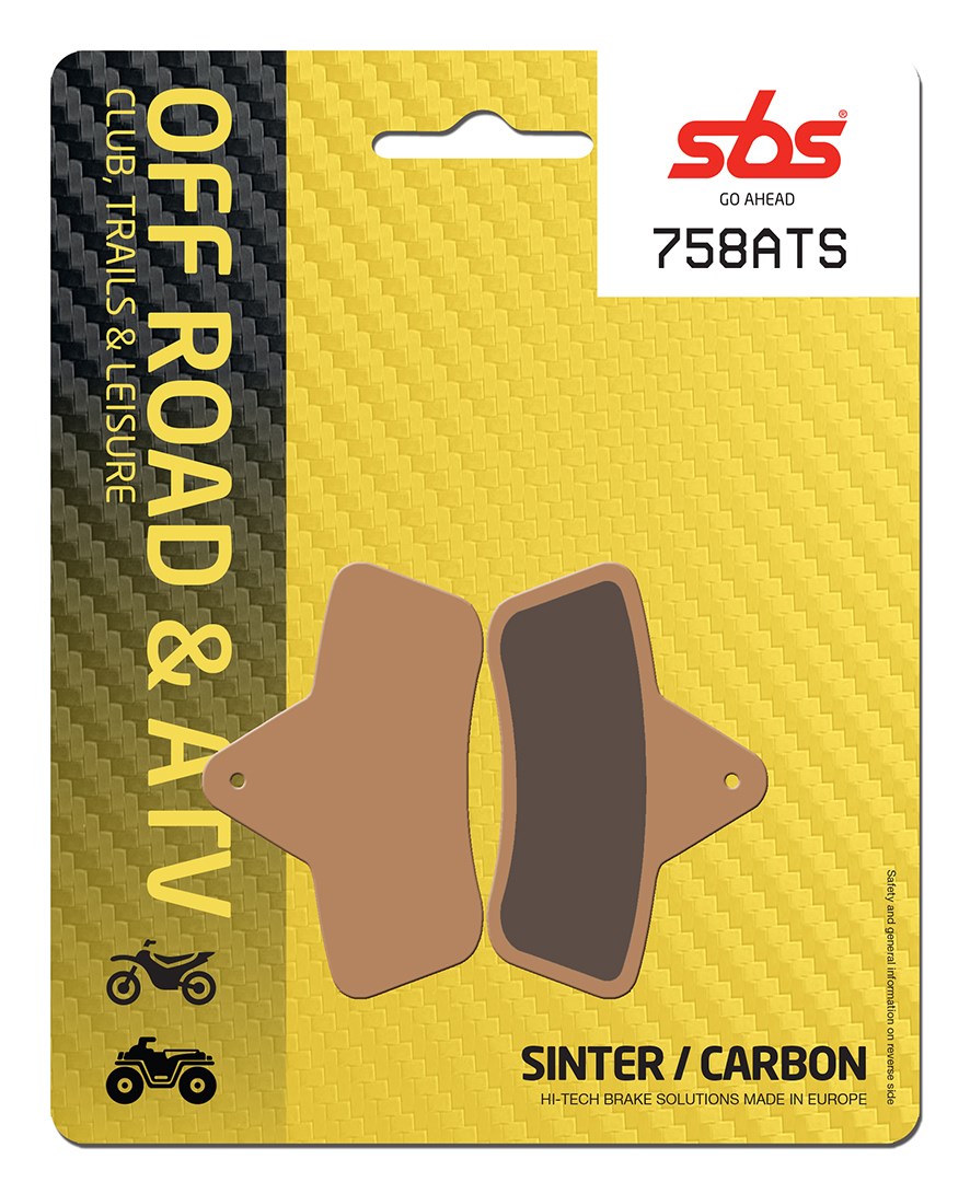 Plaquettes de frein arrière SBS 758ATS