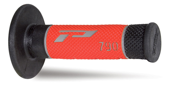 Poignées PROGRIP 790 Gris/Noir/Rouge 22/25 - vue 2