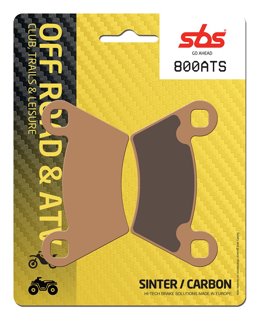 Plaquettes de frein arrière SBS 800ATS