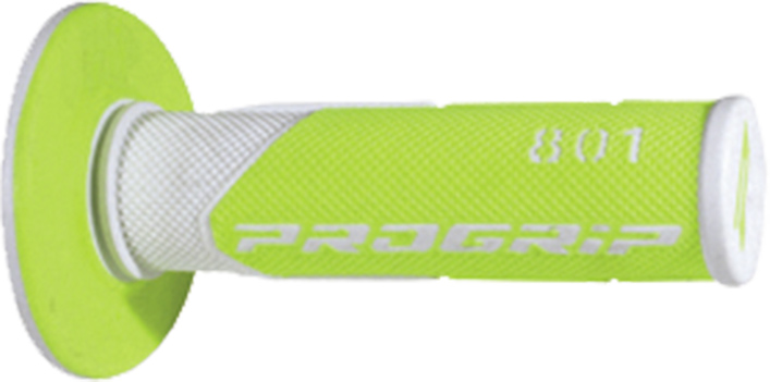 Poignées PROGRIP 801 Blanc/Vert Fluo 22/25 - vue 2