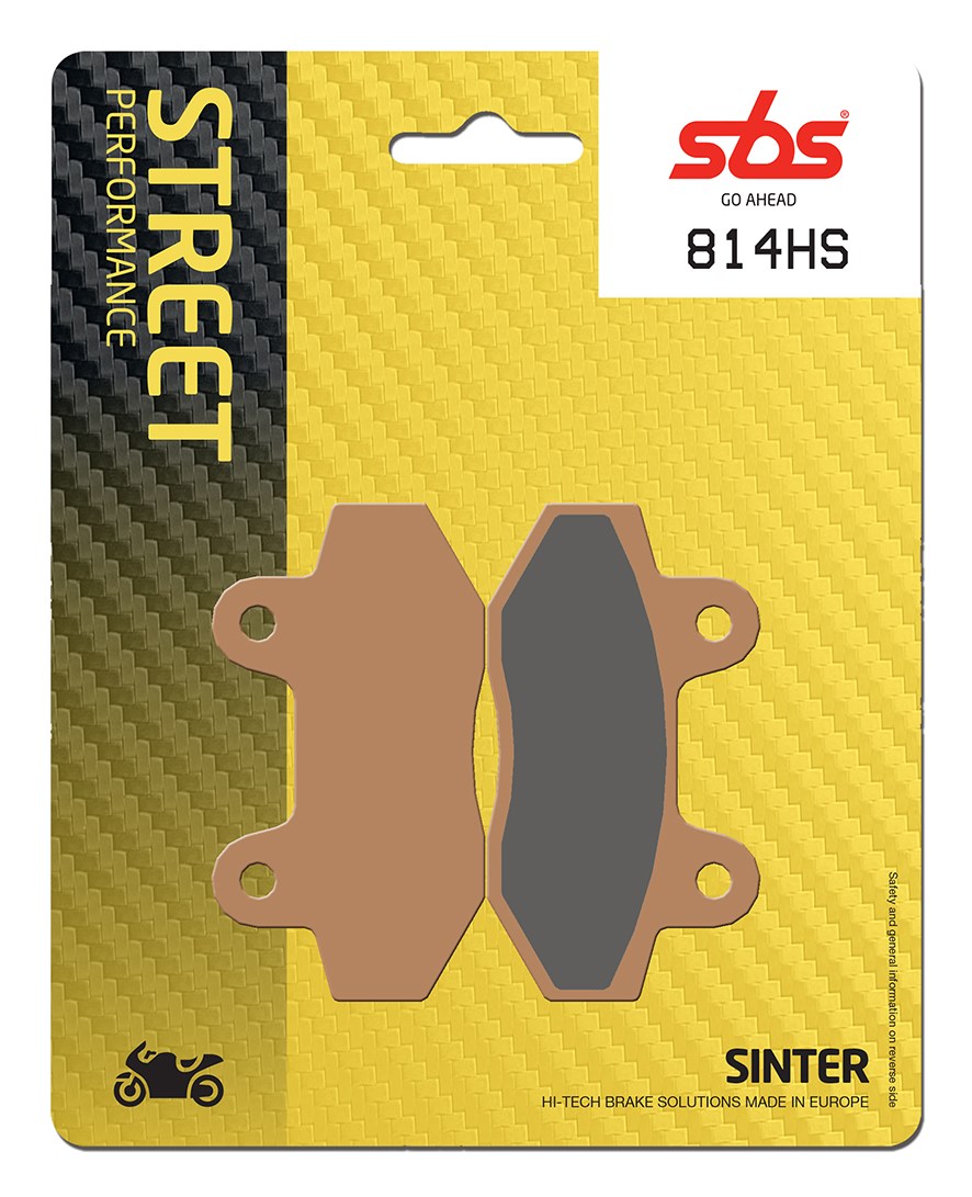 Plaquettes de frein arrière SBS 814HS