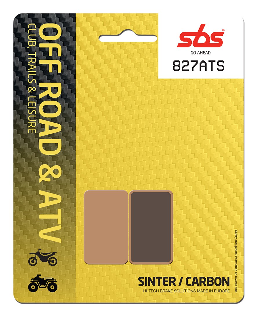 Plaquettes de frein arrière SBS 827ATS
