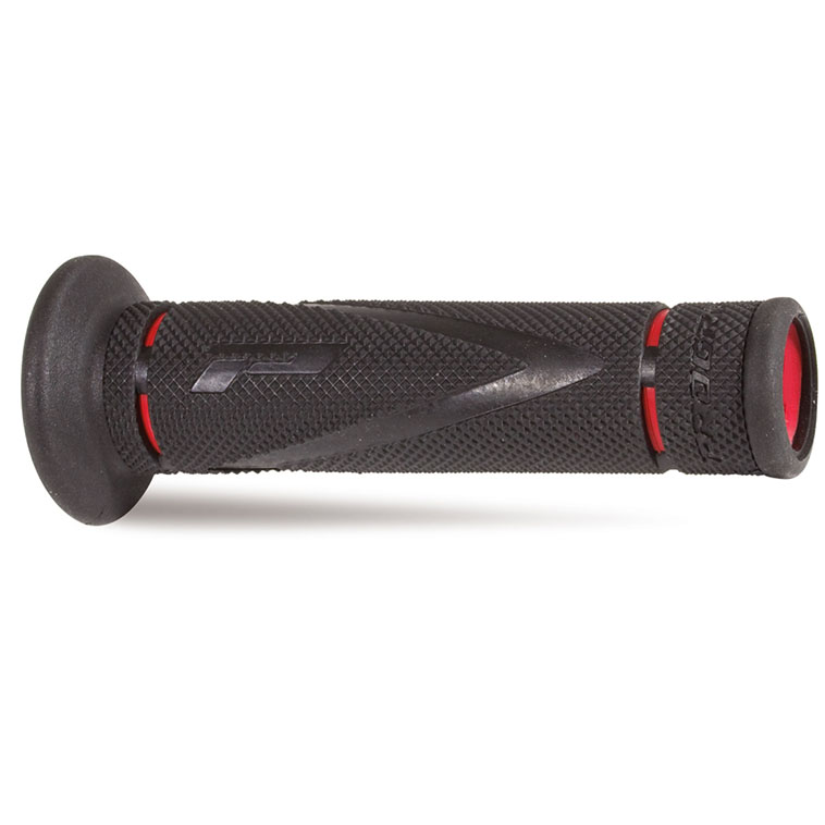Poignées PROGRIP 838 Open End Noir/Rouge 22/25 - vue 2