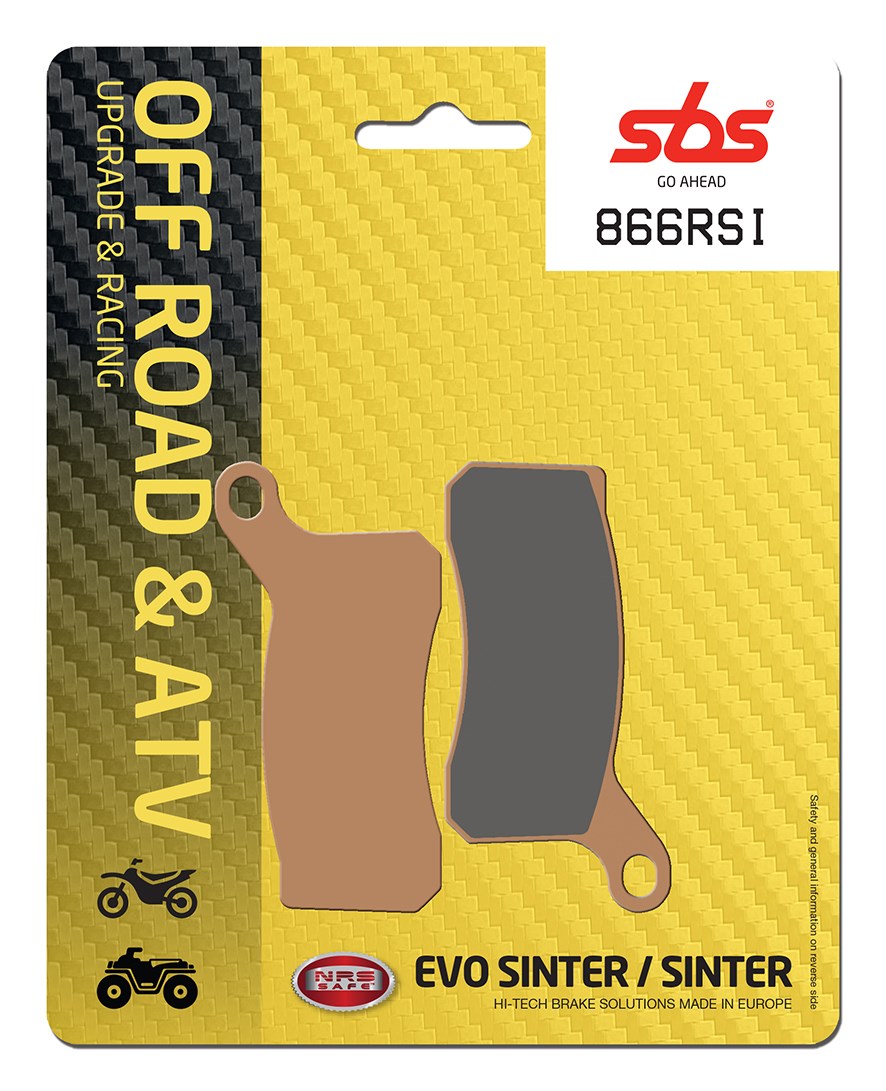 Plaquettes de frein arrière SBS 866RSI - vue 2