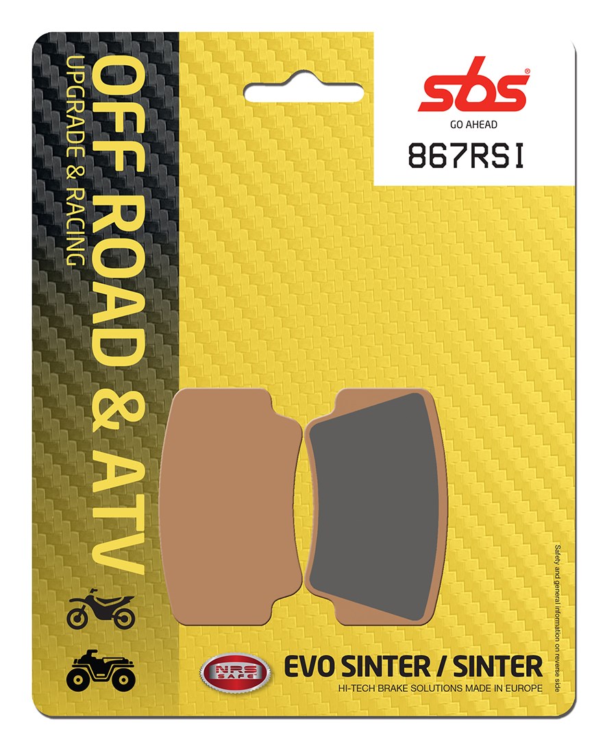 Plaquettes de frein arrière SBS 867RSI