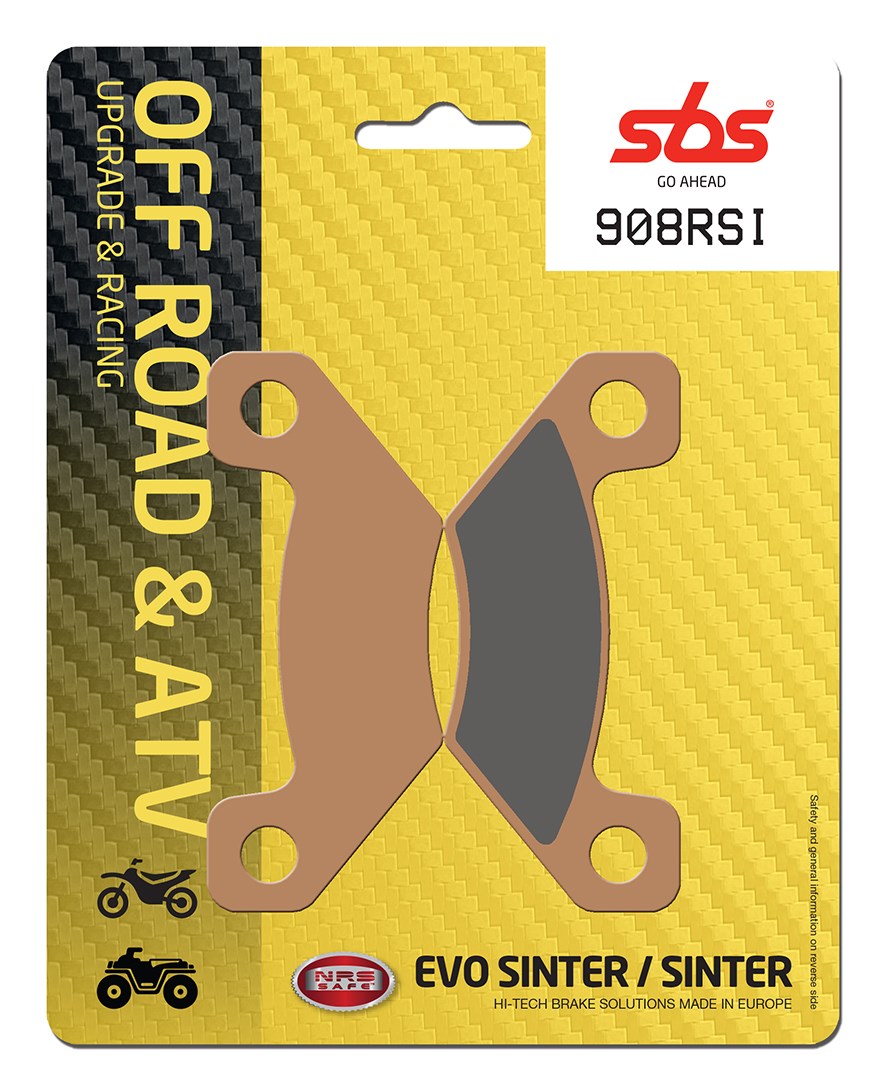 Plaquettes de frein arrière SBS 908RSI