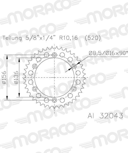 Couronne aluminium Supersprox