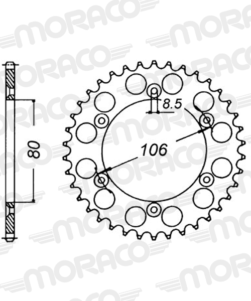 Couronne acier Supersprox