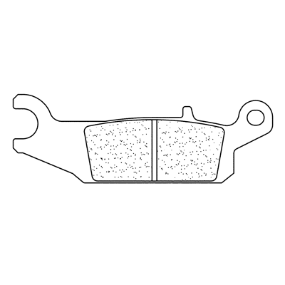Plaquette de frein CL Brakes Yamaha YFM Grizzly 700 2007+, YFM Kodiak 2016+, YFM Raptor 250 2008+ avant droit (1 jeu de 2 plaquettes) 1192 ATV1