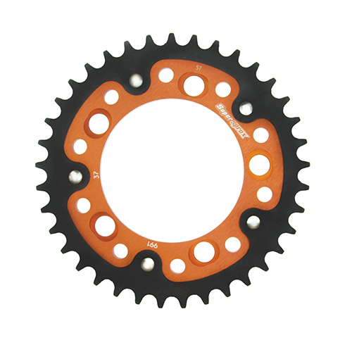 Couronne SUPERSPROX SPX Stealth 991 37 dents orange