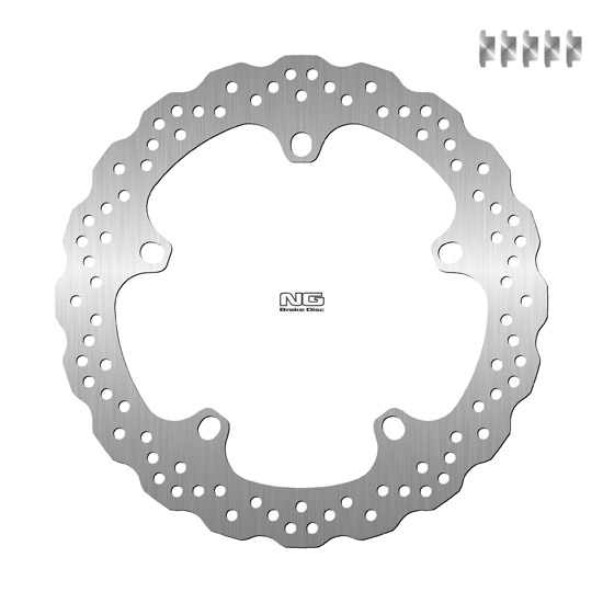 NG BRAKES Disque de frein arrière fixe Wave DIS1046X