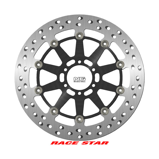 NG BRAKES Disque de frein arrière flottant RaceStar DIS1060ZG