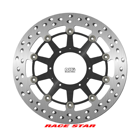 NG BRAKES Disque de frein arrière flottant RaceStar DIS1833ZG