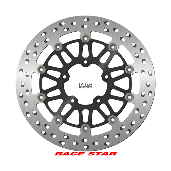 NG BRAKES Disque de frein arrière flottant RaceStar DIS1846ZG