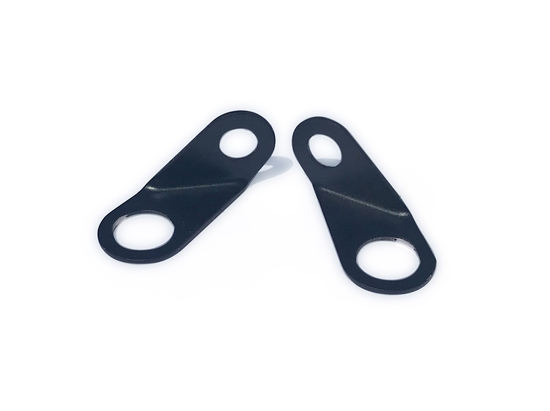 Plaque support pour clignotant Atto Kellermann sur fixation levier hydraulique noir - vue 2