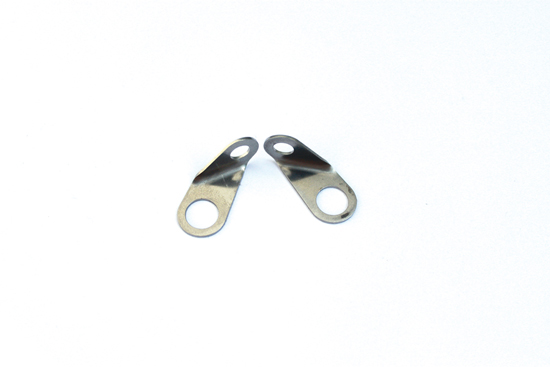 Plaque support pour clignotant Atto Kellermann sur fixation levier hydraulique inox - vue 3