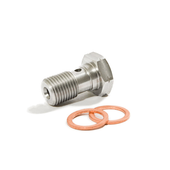 Boulon banjo Moto-Master simple + double rondelle