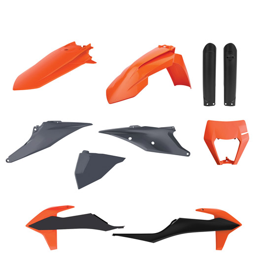 Kit plastiques POLISPORT KTM EXC/EXC-F 2020-2023 OEM 21 - vue 2