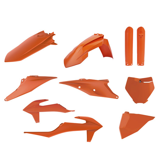 Kit plastiques complet Polisport KTM SX/SX-F/XC/XC-F (19+) orange - vue 2