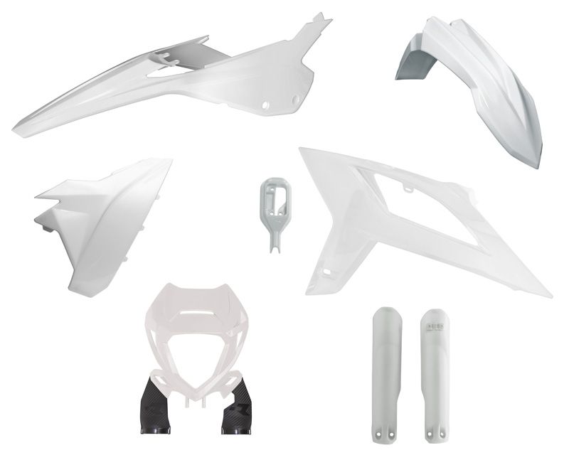 Kit plastique 6 pièces Beta RR blanc R'TECH