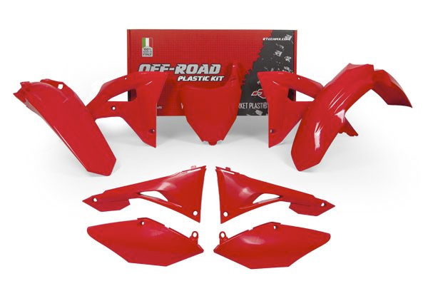 Kit plastique 6 pièces CRF rouge R'TECH