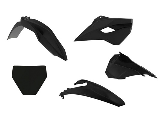 Kit plastique R'TECH Husqvarna Noir