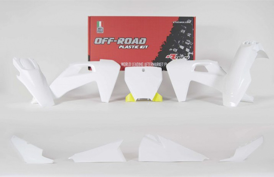 Kit plastique 5 pièces R'TECH Husqvarna jaune