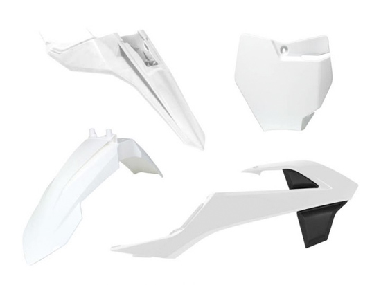 Kit plastique R'TECH KTM blanc