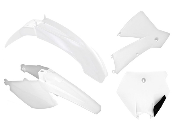 Kit plastique 4 pièces blanc R'TECH
