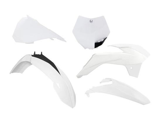 Kit plastique R'TECH KTM blanc