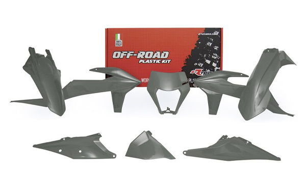Kit plastique 6 pièces gris Quantum R'TECH