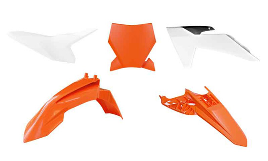 Kit plastique 5 pièces KTM R'TECH