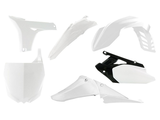 Kit plastique 6 pièces blanc R'TECH