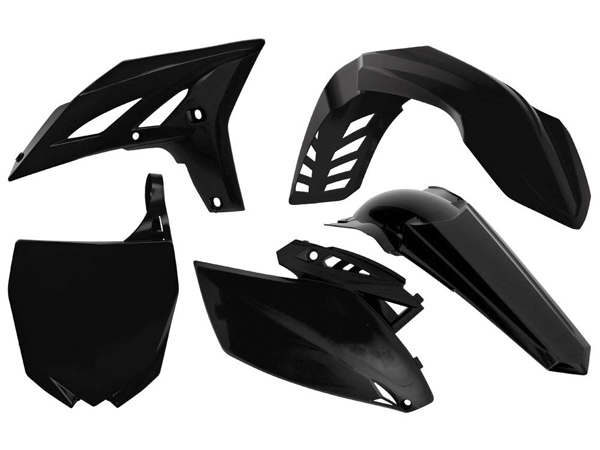 Kit plastique 5 pièces noir R'TECH