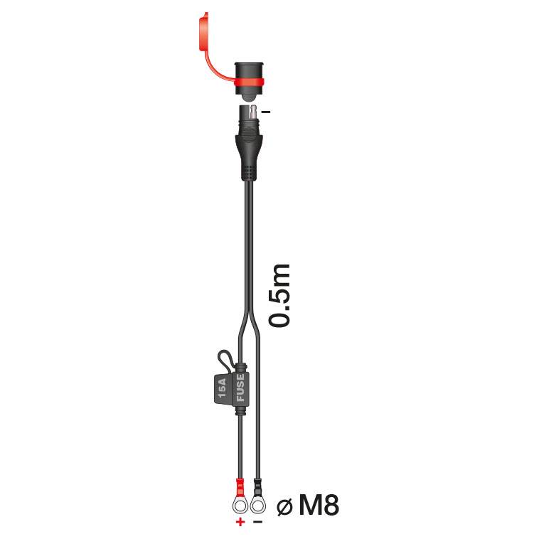 OPTIMATE O-11 Connecteur fixe étanche œillets Ø8 SAE-81 TE - vue 2